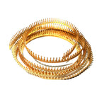 Natural Brass Gallery wire, Brass wire, Gallery pattern, Gallery ribbon, Wire, Jewelry making, Brass findings, Setting - 4 inch (10 cm)