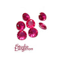 Natural Certified Red Ruby Round size 6x6x4 mm, Ruby Gemstone, Natural gemstone, Jewelry making, Natural ruby - 1 piece