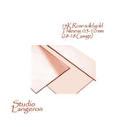 14K Solid Rose gold sheets Thickness from 0.2 to 1.0 mm size 70x2.5, 70x5.0 mm, Jewelry making, 14K solid Gold, Rose gold Sheets - 1 piece