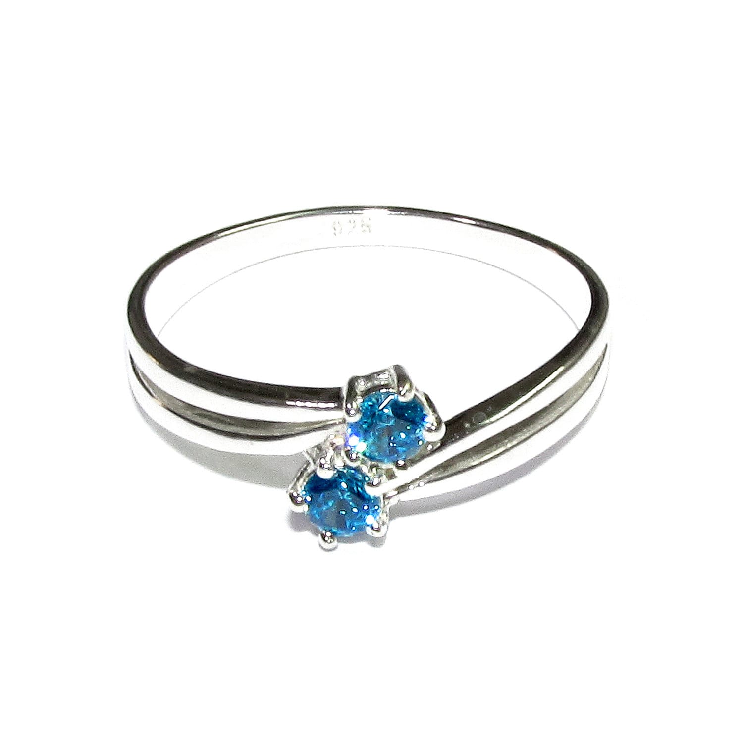 Blue topaz ring 925 sterling silver size 7, Handmade ring, single copy, sterling silver, Blue topaz ring, silver ring, gemstone