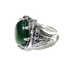 Natural Jade ring 925 sterling silver size 7, handmade ring, single copy, Natural Jade, silver ring, Jade gemstone, Statement ring