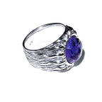 Amethyst ring 925 sterling silver, size 4 1/2, Handmade ring, single copy, Statement ring, Natural amethyst, silver ring, gemstone