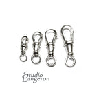 925 Sterling Silver Albert Clasps size 13, 17, 21, 23, 25, 29 mm, Sterling silver clasps, Albert clasps, Jewelry making - 1 piece