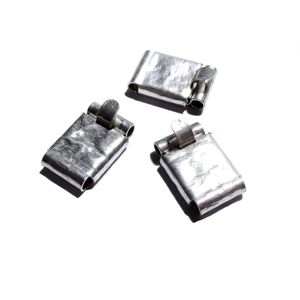925 Sterling Silver Hammered Box Jewelry Clasps size 16x10mm, Hammered Box clasp, Jewelry making, Silver Clasps, Rectangular clasp - 1 piece