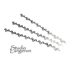 999 Fine silver Casted Bezel wire size 6.0x0.4 cm (2.6 inch), Gallery wire, Setting silver, Gallery pattern, Jewelry making, Wire - 1 piece