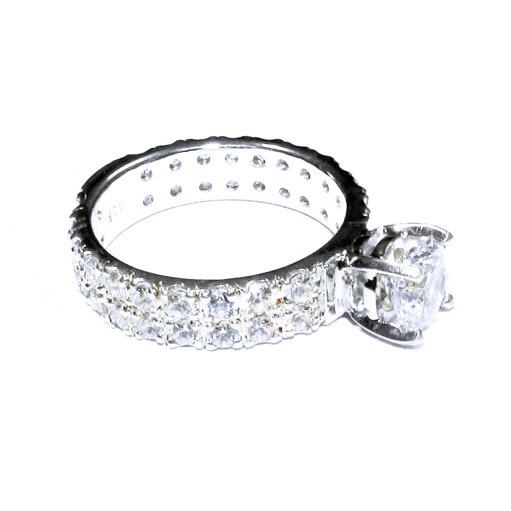 Statement White topaz ring 925 sterling silver size 5 1/2, Handmade ring, single copy, Sterling silver, Natural White topaz, White gemstone