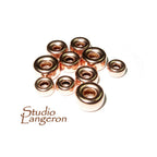 14K rose gold filled Rondelle Beads Size 3-10 mm, Beads, Gold filled beads, Rondelle beads, Spacer Beads, Jewelry making - 1 piece