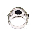 Black onyx ring 925 sterling silver size 9 1/2, Handmade ring, single copy, 925 sterling silver, Black onyx, silver ring, gemstone - 1 piece