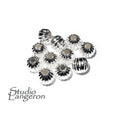 925 sterling silver diamond cut shiny beads size 6 mm, diamond cut beads, Jewelry making, silver round beads, silver findings - 1 piece