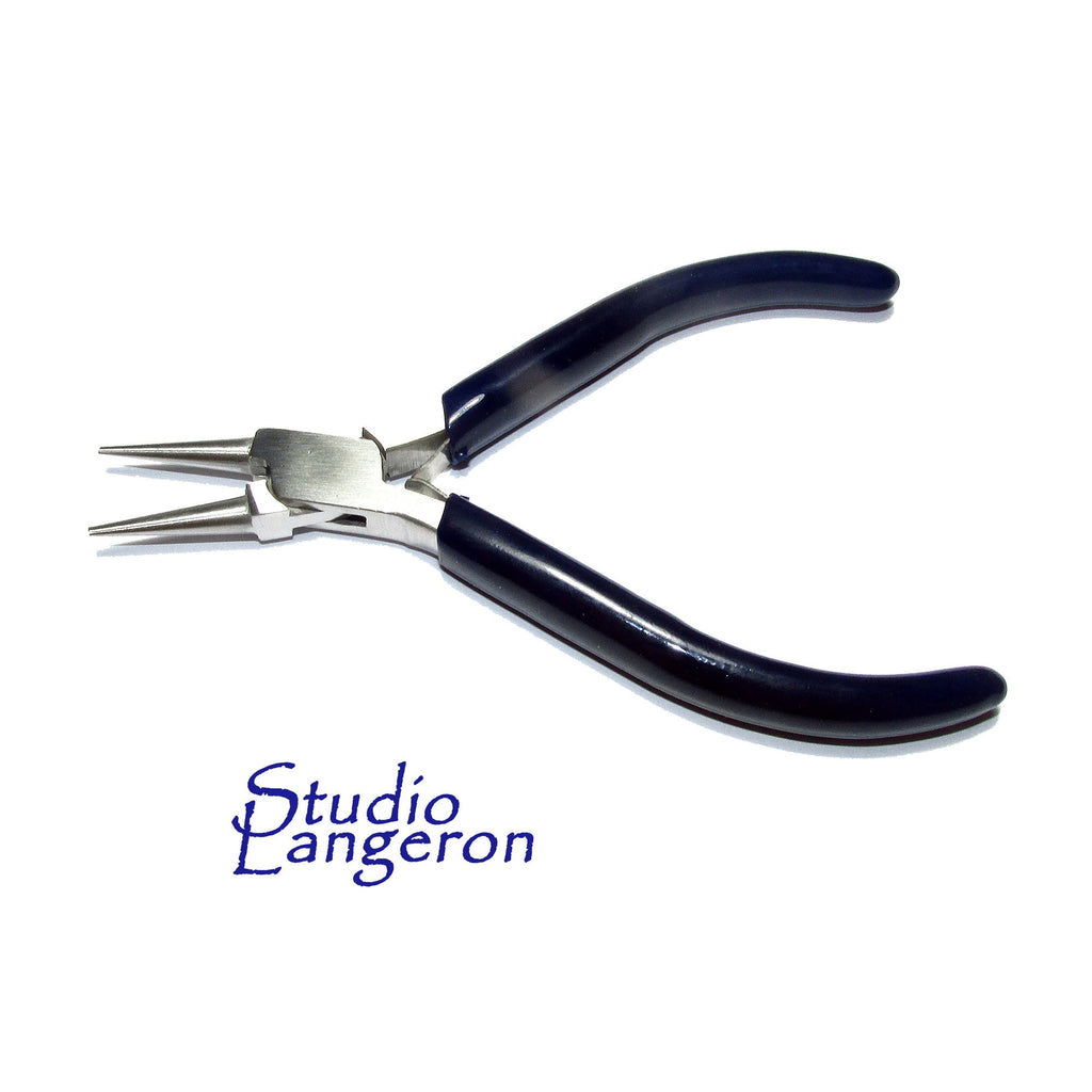 Round nose pliers Professionally Prepared for Jewelry Making PL513, BeadSmith, Length 115 mm (4.5 inch), Jewelry making  - 1 piece