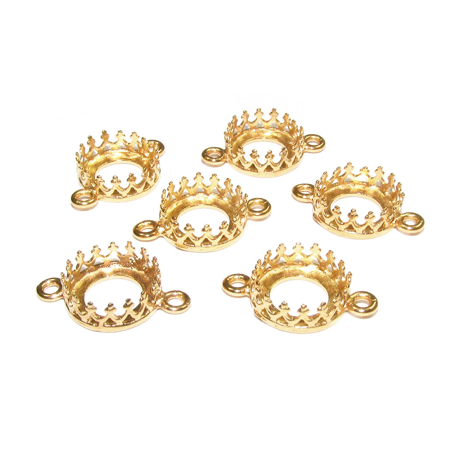 8 mm size 14K Yellow gold filled Round Bezel Cup, Bezel cup, Setting, Gold Filled bezel cup, Jewelry making, Gold Filled - 1 piece