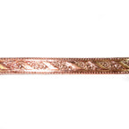 Natural Copper Bezel wire, Gallery wire, Gallery ribbon, Gallery pattern, Natural Copper, Wire, Jewelry making, Setting - 4 inch (10 cm)