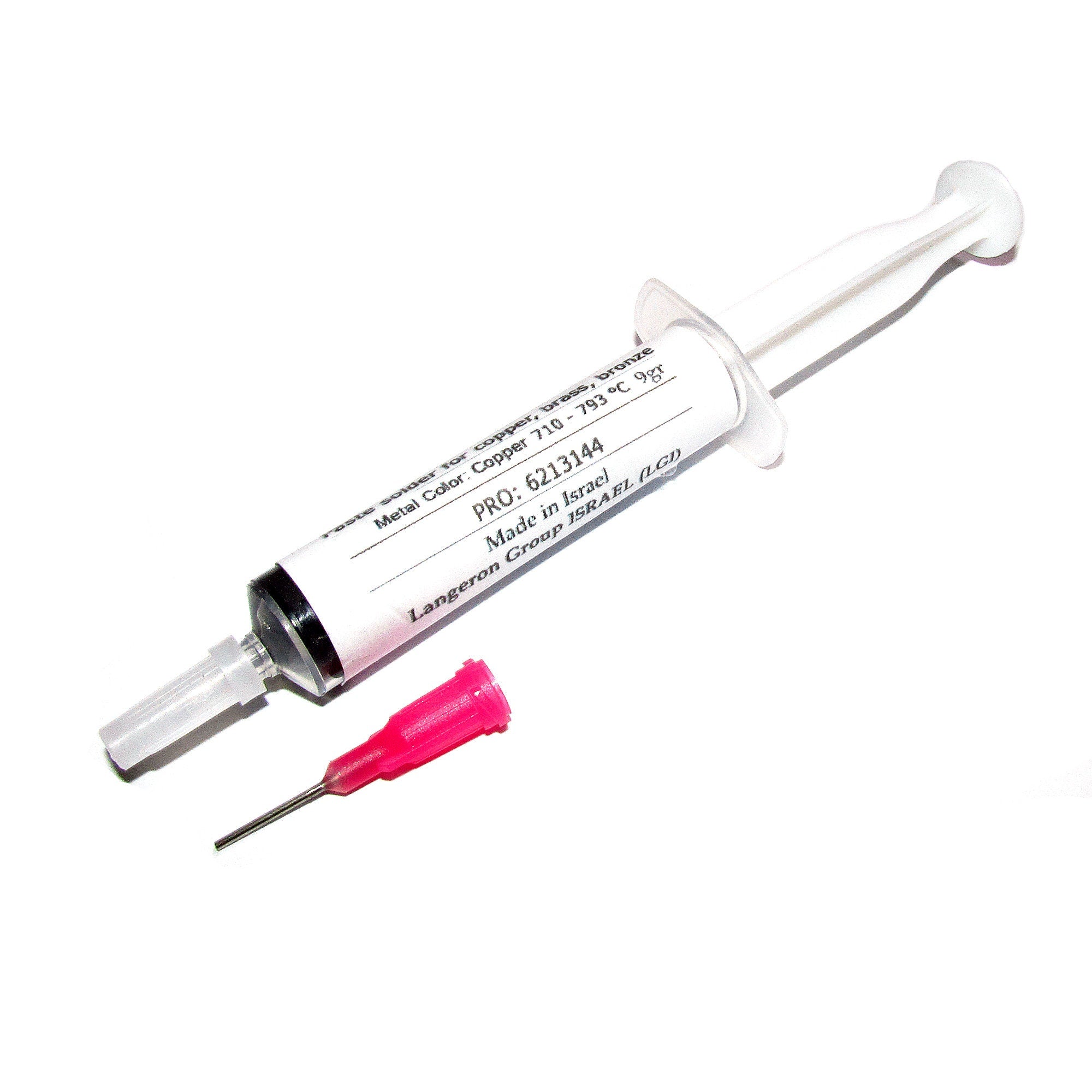 Solder Copper, brass, bronze Paste, solder syringe copper, Solder copper, Jewelry making - 1 piece