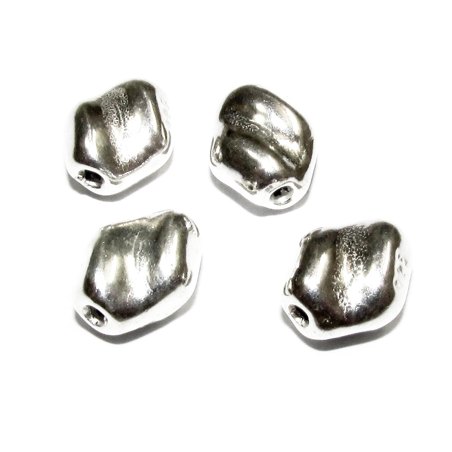 925 sterling silver handmade beads BP120, silver beads, Jewelry making, handmade beads, decorative beads, Original beads - 1 piece