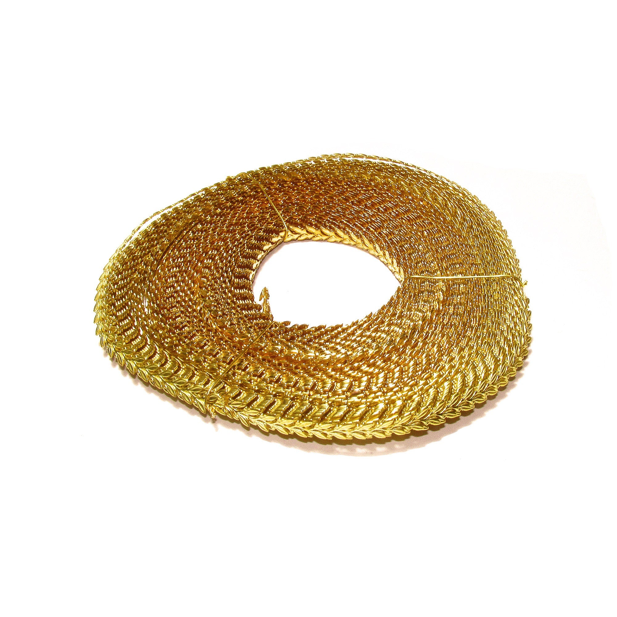14K Yellow Gold filled Gallery wire, Bezel wire, Gallery ribbon, Jewelry making, Gold Filled Wire, Gold Filled Setting - 4 inch (10 cm)