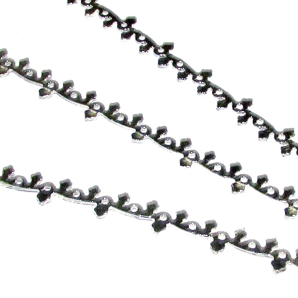 999 Fine silver Casted Bezel wire size 6.5x0.5 cm (2.4 inch), Gallery wire, Setting silver, Gallery pattern, Jewelry making, Wire - 1 piece