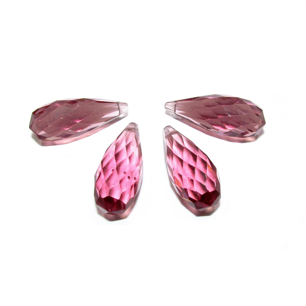 Natural Kunzite Teardrop faceted Beads size 20x8 mm, Kunzite Gemstone, Jewelry making, Natural Gemstone Teardrop beads - 1 piece