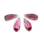 Natural Kunzite Teardrop faceted Beads size 20x8 mm, Kunzite Gemstone, Jewelry making, Natural Gemstone Teardrop beads - 1 piece
