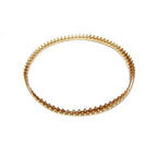 14K Yellow Gold filled Gallery wire, Bezel wire, Gallery ribbon, Gallery pattern, Jewelry making, Setting, Gold Filled - 4 inch (10 cm)