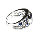 Blue topaz ring 925 sterling silver size 8, handmade ring, single copy, sterling silver, Blue topaz, silver ring, gemstone, Statement Ring