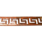 Natural Copper Bezel wire, Gallery wire, Gallery ribbon, Gallery pattern, Natural Copper, Jewelry making, Copper wire - 4 inch (10 cm)