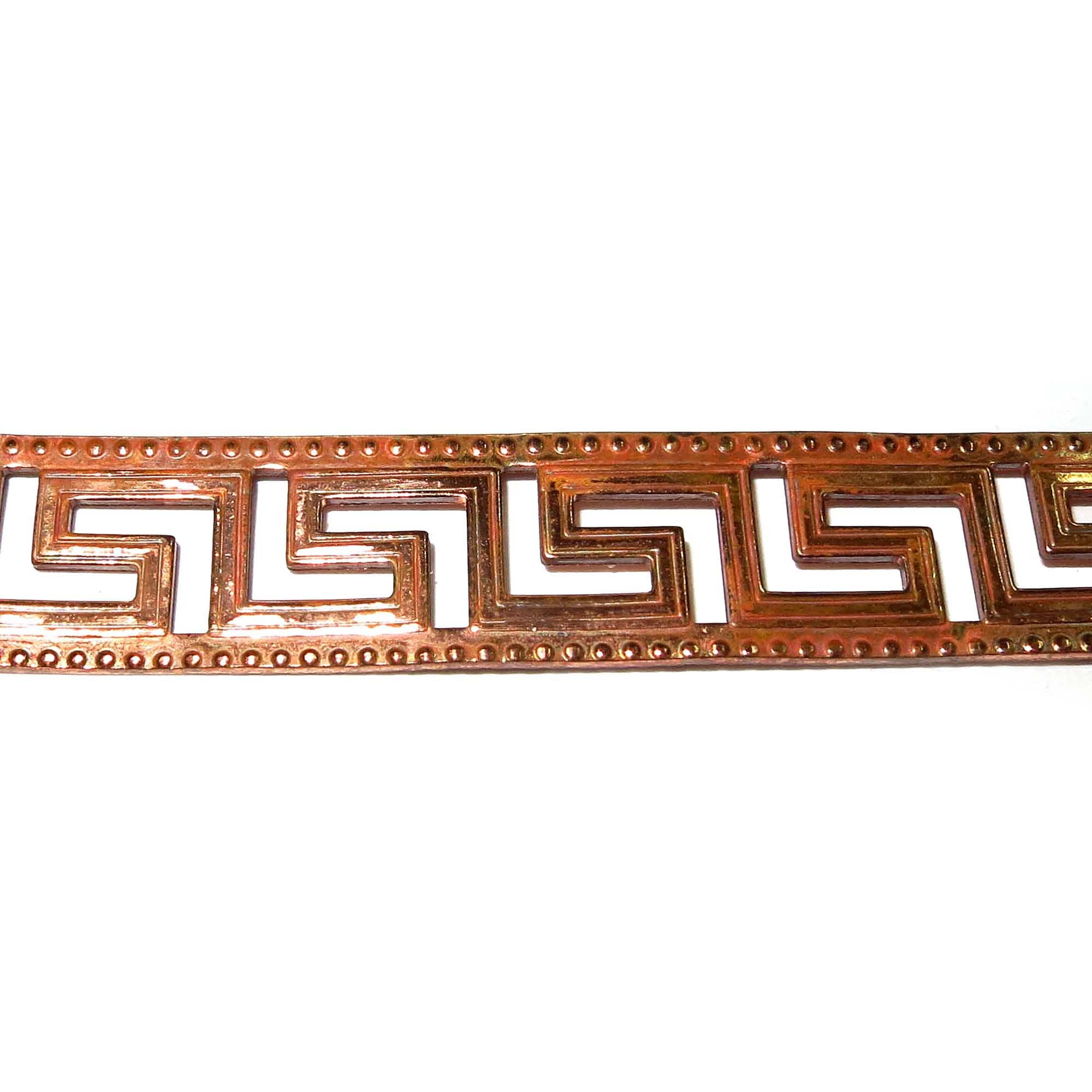 Natural Copper Bezel wire, Gallery wire, Gallery ribbon, Gallery pattern, Natural Copper, Jewelry making, Copper wire - 4 inch (10 cm)