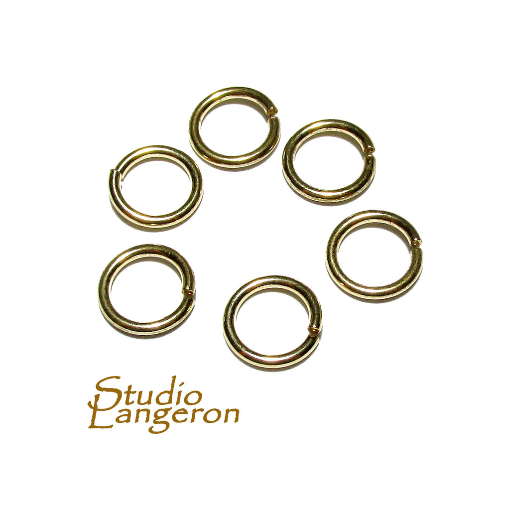 14K Gold Filled Open Jump Rings size 1.5x8 mm, Gold Filled jump rings, Jewelry making, Jump ring, Large jump ring, Gold filled - 1 piece