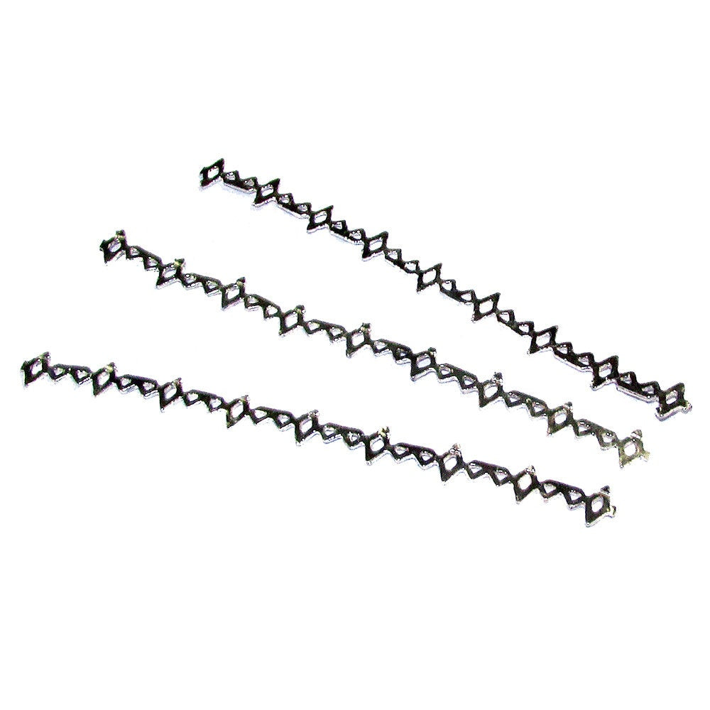 999 Fine silver Casted Bezel wire size 6.5x0.5 cm (2.4 inch), Gallery wire, Setting silver, Gallery pattern, Jewelry making - 1 piece