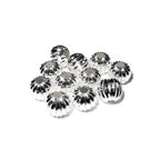 925 sterling silver diamond cut shiny beads size 6 mm, diamond cut beads, Jewelry making, silver round beads, silver findings - 1 piece