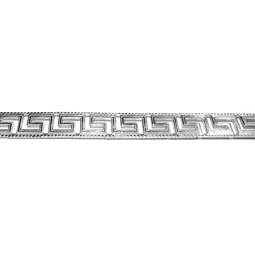 935 Argentium Silver Bezel wire, Gallery wire, Gallery ribbon, Gallery pattern, Argentium silver, Jewelry making, Wire - 4 inch (10 cm)