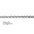 1.2 mm 925 Sterling Silver rolo cable chain diamond cut, Shiny chain, Jewelry making, silver chain rolo, silver chain - 1 Ft (30 cm)