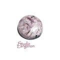 SALE!  Natural Charoite, cabochon, size 15x17x5.3mm, Natural Charoite, Natural Gemstone, Jewelry making - 1 piece