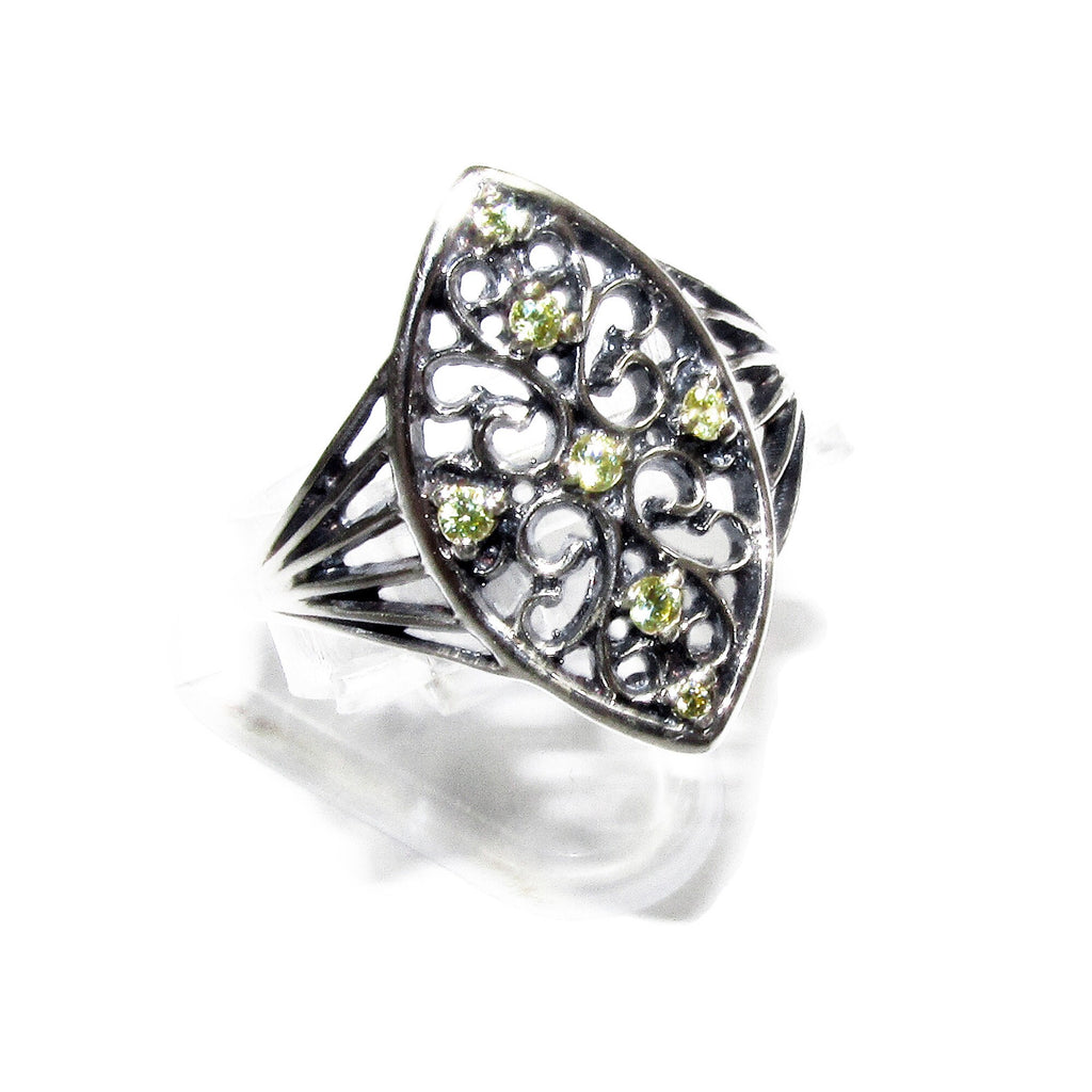 Citrine ring 925 sterling silver size 8, Handmade ring, single copy, 925 sterling silver, Natural Citrine, silver ring, gemstone Citrine