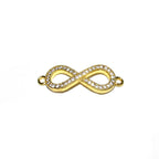 14K Gold filled large connector infinity size 25x9mm, gold filled link component, Jewelry making, Gold filled, Jewelry infinity - 1 piece