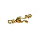 14K Yellow Gold filled Hook Eye Clasps Small, Gold Filled Hook Eye clasp, Clasp findings, Jewelry making, Gold Filled - 1 piece