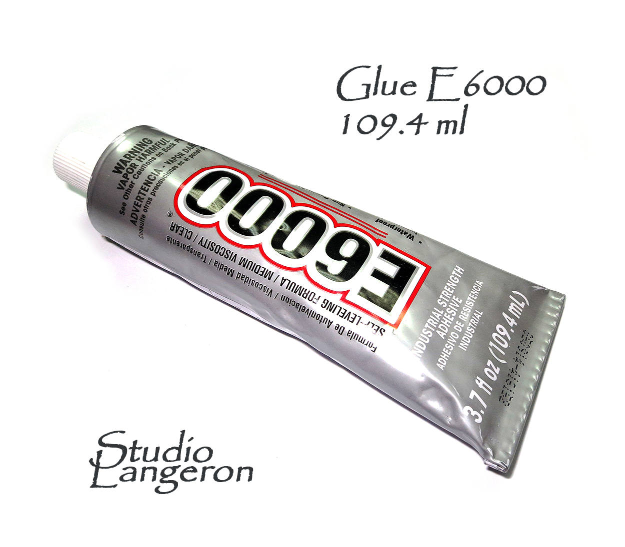 E6000 Permanent Craft Adhesive 109.4 ml (3.7 oz), Jewelry Craft Adhesive Glue, beading Glue, Beading Suppliers, Jewelry making - 1 piece