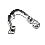 925 Sterling Silver Hook Eye Small Magnetic Clasps, Silver clasp, Hook eye clasp, Clasps, Jewelry making, Silver clasp - 1 piece