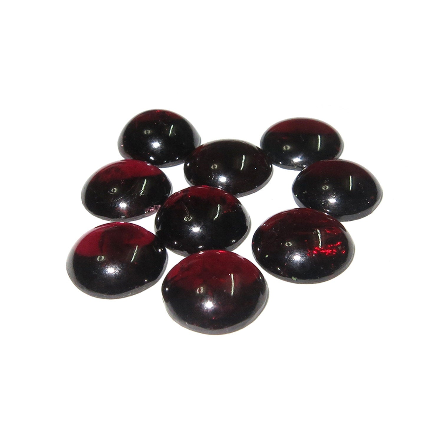 10 mm Garnet Round Cabochon Natural Gemstone Calibrated Size, Garnet Gemstone, Natural gemstone, Garnet cabochon, Jewelry making - 1 piece