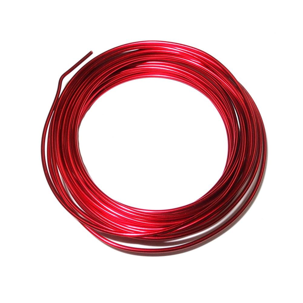 Red jewelry wire Half-Hard thickness 30, 28, 26, 24, 22, 20, 18, 16 GA, Wire Wrapping, Red wire, Jewelry making, Wire – 1 meter (3.30 ft)