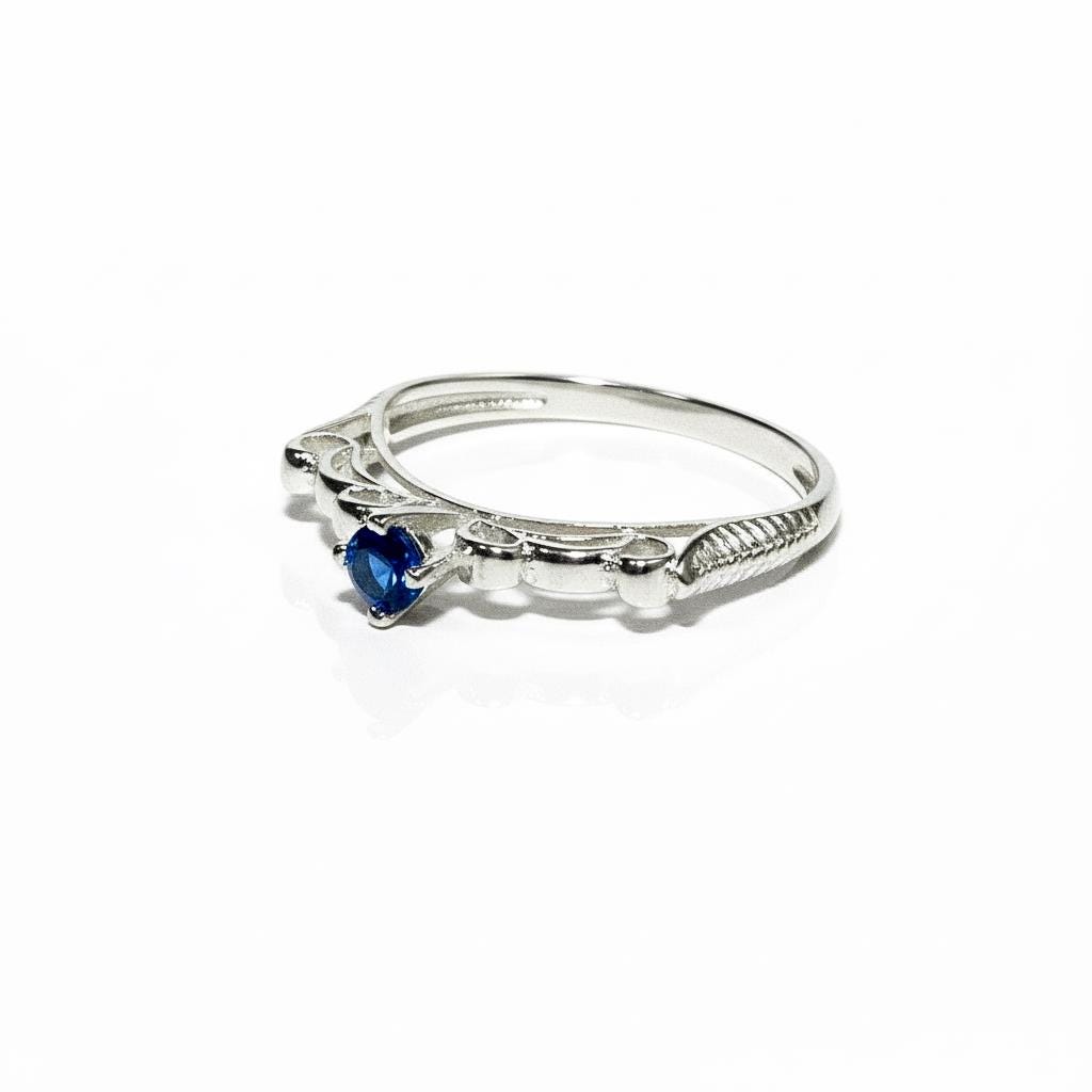 Blue topaz ring 925 sterling silver size 7 1/2, Handmade ring, single copy, sterling silver, Blue topaz ring, silver ring, gemstone