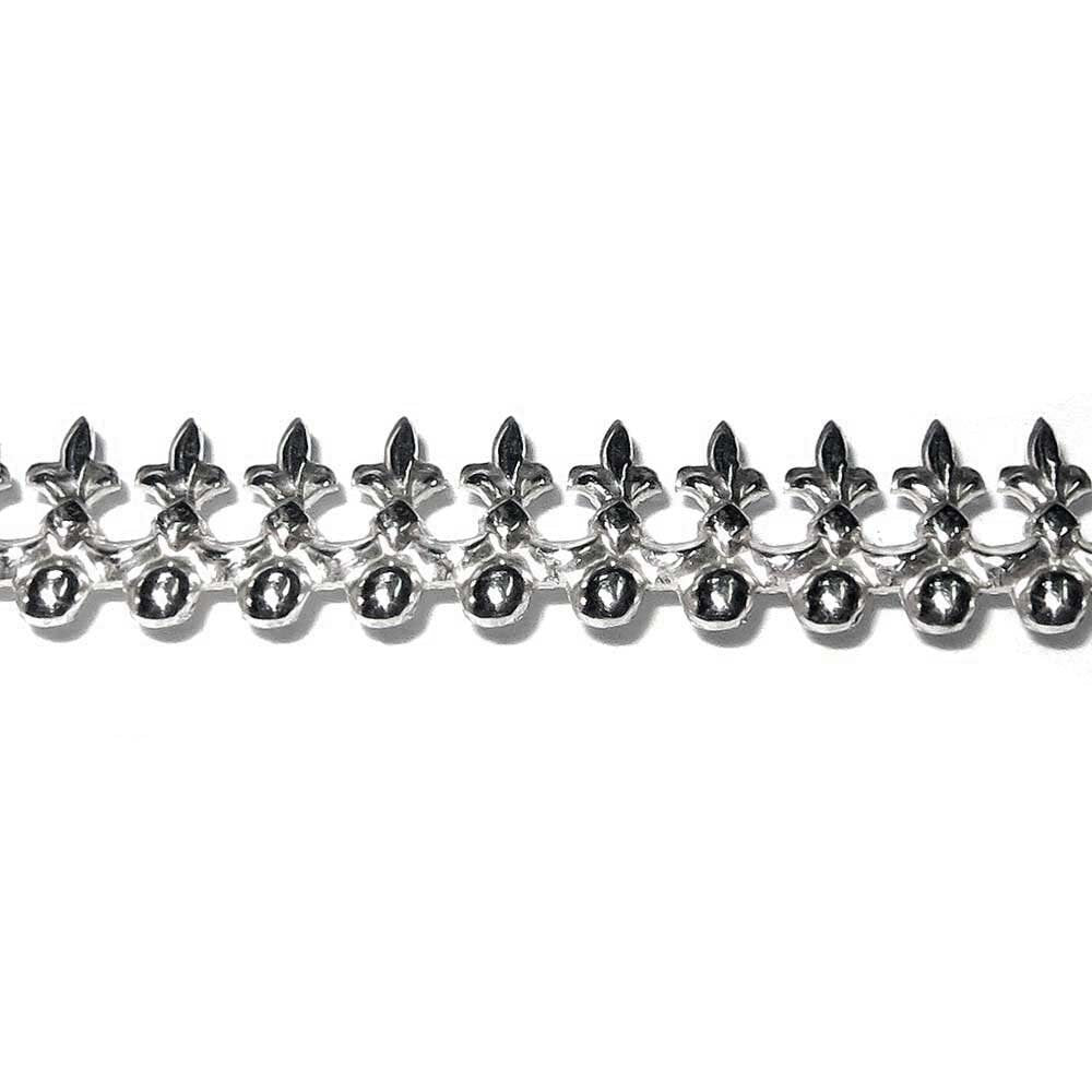 935 Argentium Silver Bezel wire, Gallery wire, Gallery ribbon, Gallery pattern, Silver wire, Wire, Jewelry making, Setting - 4 inch (10 cm)