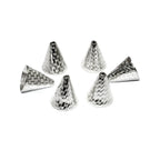 925 Sterling silver Bead Cones, Beading, Beading cone, Jewelry making, Sterling silver, Silver 925, End caps, Silver cone - 1 pair (2 piece)