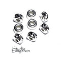 925 sterling silver diamond cut shiny rondelle beads sizes 3, 4, 5 mm, diamond cut beads, Jewelry making, rondelle beads, beads  - 1 piece