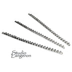 999 Fine silver Casted Bezel wire size 6.5x0.35 cm (2.6 inch), Gallery wire, Jewelry making, Gallery pattern, Wire, Silver wire - 1 piece