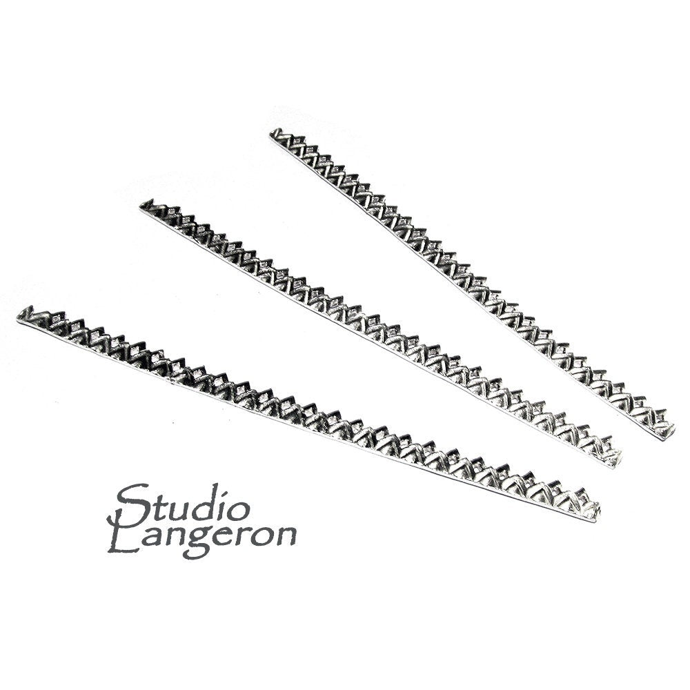999 Fine silver Casted Bezel wire size 6.5x0.35 cm (2.6 inch), Gallery wire, Jewelry making, Gallery pattern, Wire, Silver wire - 1 piece