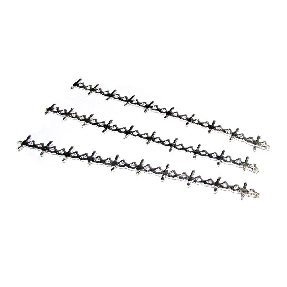999 Fine silver Casted Bezel wire size 6.7x0.6 cm (2.7 inch), Gallery wire, Jewelry making, Gallery pattern, Wire, Silver wire - 1 piece