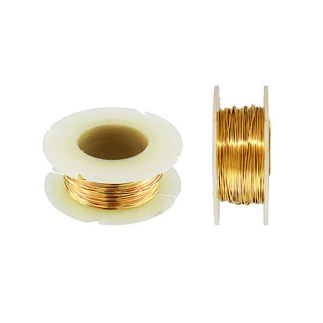 Gold Plated wire Half-Hard thickness 32, 30, 28, 26, 24, 22, 20, 18, 16 GA, Wire, Gold Plated wire, Jewelry making– 1 meter (3.30 ft)