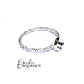 925 sterling silver blank ring with bezel cup 6 mm size 4, 5, 6, 7, 8, 9, 10, 11, bezel cup, base ring, Jewelry making, Setting - 1 piece