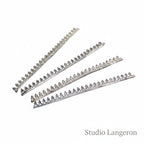 1 piece - 999 Fine silver Casted Bezel wire size 6.2x0.4 cm (2.4 inch), Gallery wire, Setting silver, Gallery pattern, Jewelry making