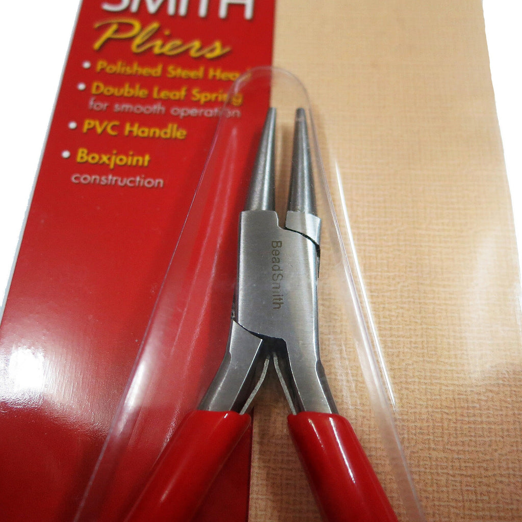 Round nose pliers Professionally Prepared for Jewelry Making PL714, BeadSmith, Length 120 mm (4.6 inch), Jewelry making  - 1 piece